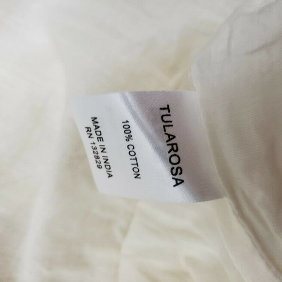 TULAROSA Cream Berkley Prairie Lace Mini Dress XS - Picture 10 of 11